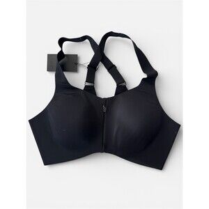 Knix Catalyst Front Zip High Support Sports Bra Black NWT Size 7